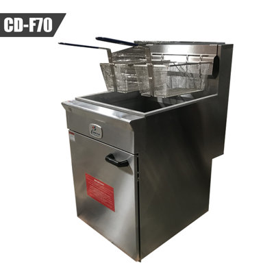 Cooler Depot 30000 BTU 100 Watt Commercial Gas Fryer