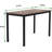 Sturdy Modern Computer Desk For Home Office, Durable Writing Table With Spacious Workstation And Easy Assembly-663579143