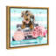 «Doxie Mint Blue», impression sur toile-55908154-55908155