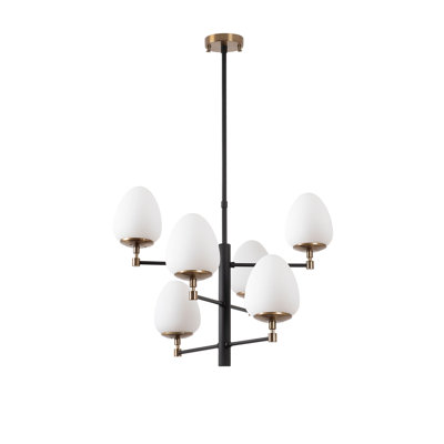 6 - Light Dimmable Chandelier