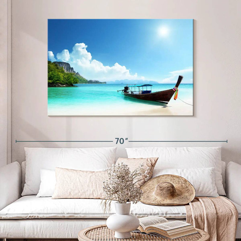 Bateau Mehar Poda Island, H 32 po x l 48 po