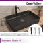 Ally 20" x 14'' Rectangular Vitreous China Vessel Bathroom Sink-81222578
