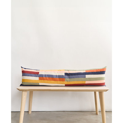 Checkered Lumbar Pillow