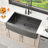 Farmhouse/Apron Single Bowl Workstation Stainless Steel Kitchen Sink-111125517