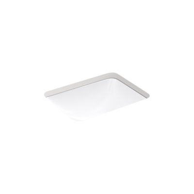 Lavabo de salle de bain rectangulaire encastré 20-1/4 po avec débordement Caxton™ de Kohler