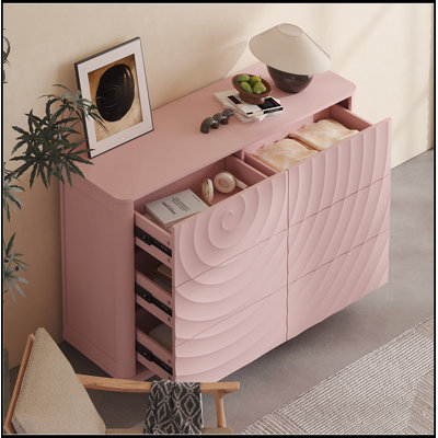 Commodes décoratives avec 6 tiroirs