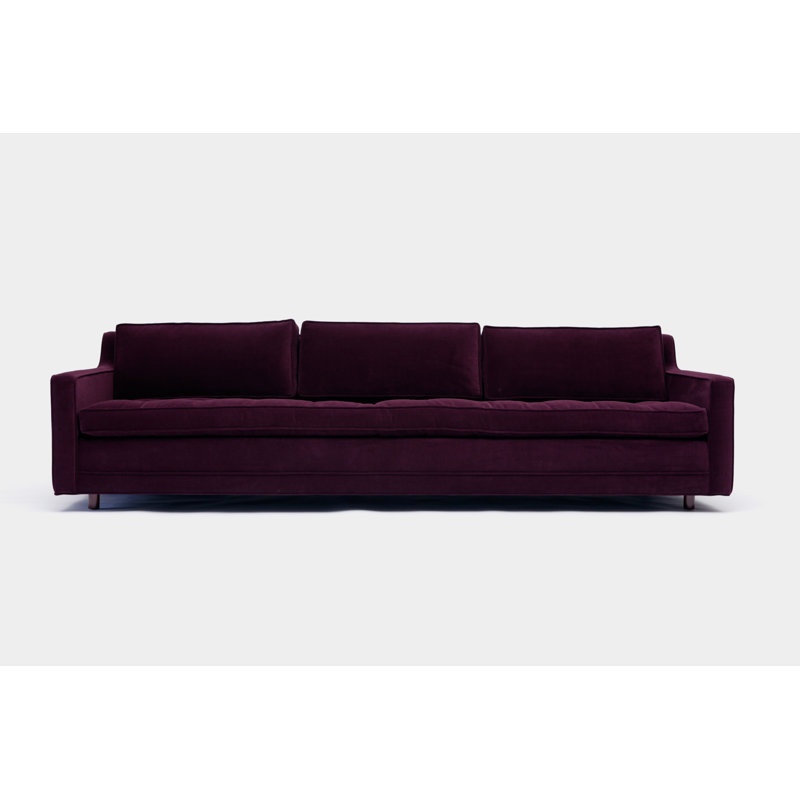 Sofa, Eggplant Aged Velvet