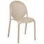 Set of 4 Garden Chairs BRUGNELLO Brown-580014272