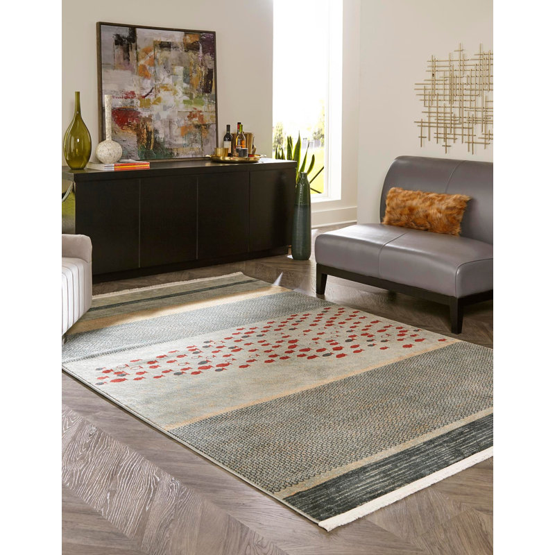 Abrigail Striped Indoor Rug, Rectangle 4' x 6'