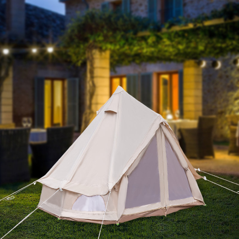 Tente de camping imperméable 9,8 pi Bell Family Yourte Mongolian