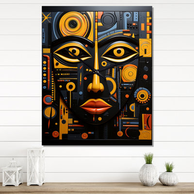Interiano - Horloge murale moderne africaine