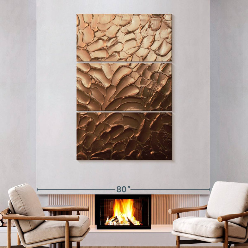 Avery Metallic Copper, 74" H x 48" W