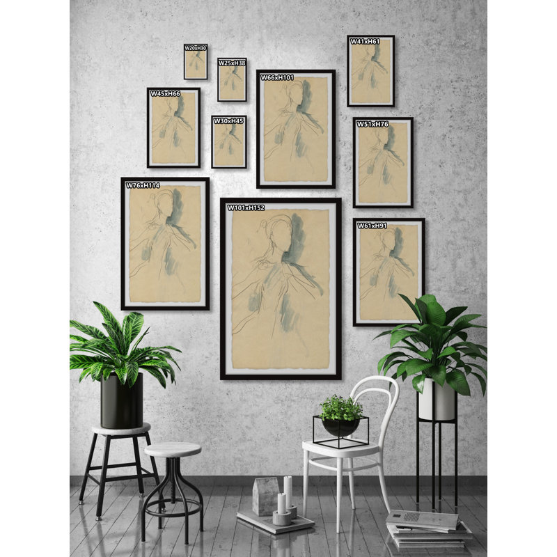 Her Heart Is Brave by Marmont Hill - Single Picture Frame Painting, 45cm H x 38cm W
