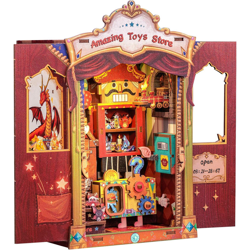 Ensemble de chambre miniature Wizardi - Ensemble de maison de poupée Amazing Store