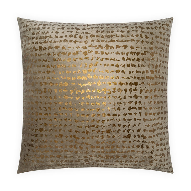 Stealth II Throw Pillow, Bronze, Square 24"