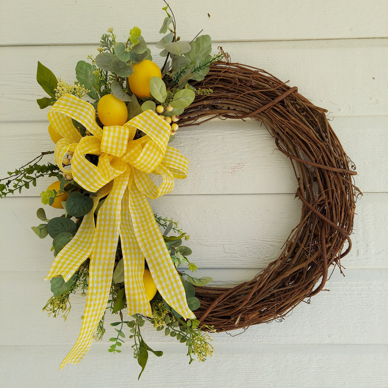 Couronne de citron ronde 23 po