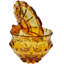 Pot en verre 6,5 po Honey Gold