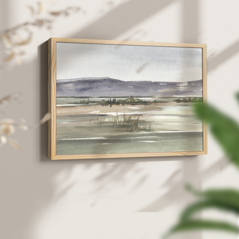 «Mute Marsh II», reproduction encadrée, H 11 po x l 14 po, Naturel