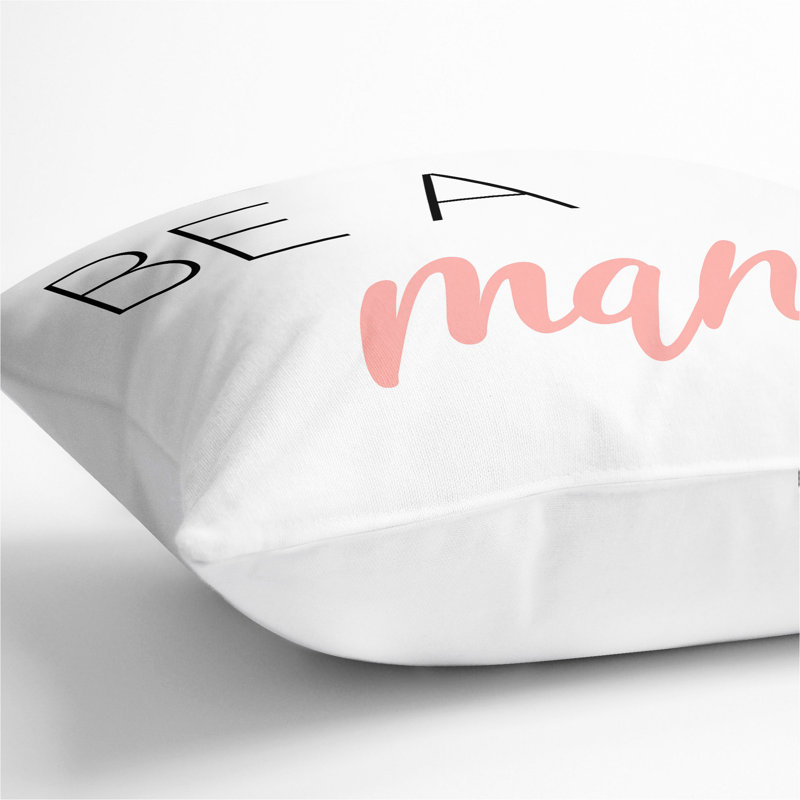 Square Cushion, 55cm H x 55cm W x 20cm D, White