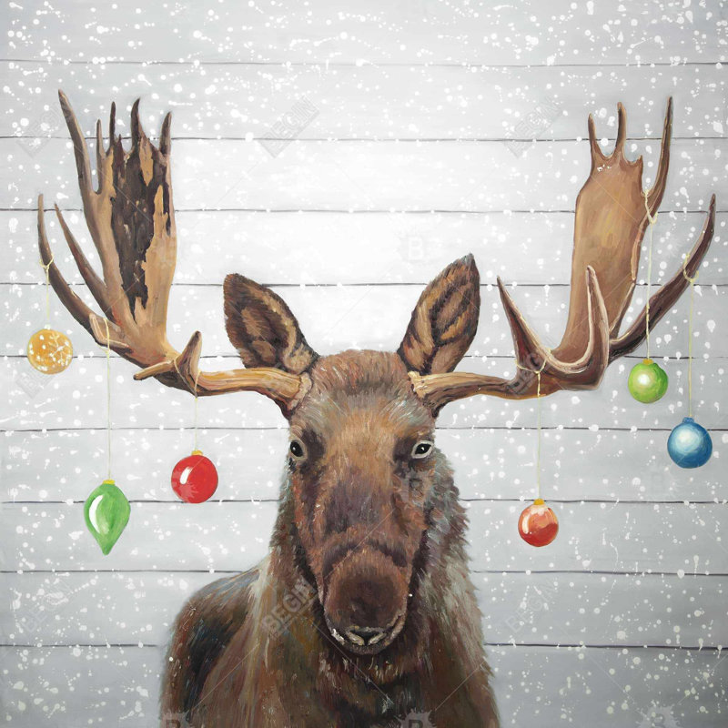 " Moose Has Christmas Balls "