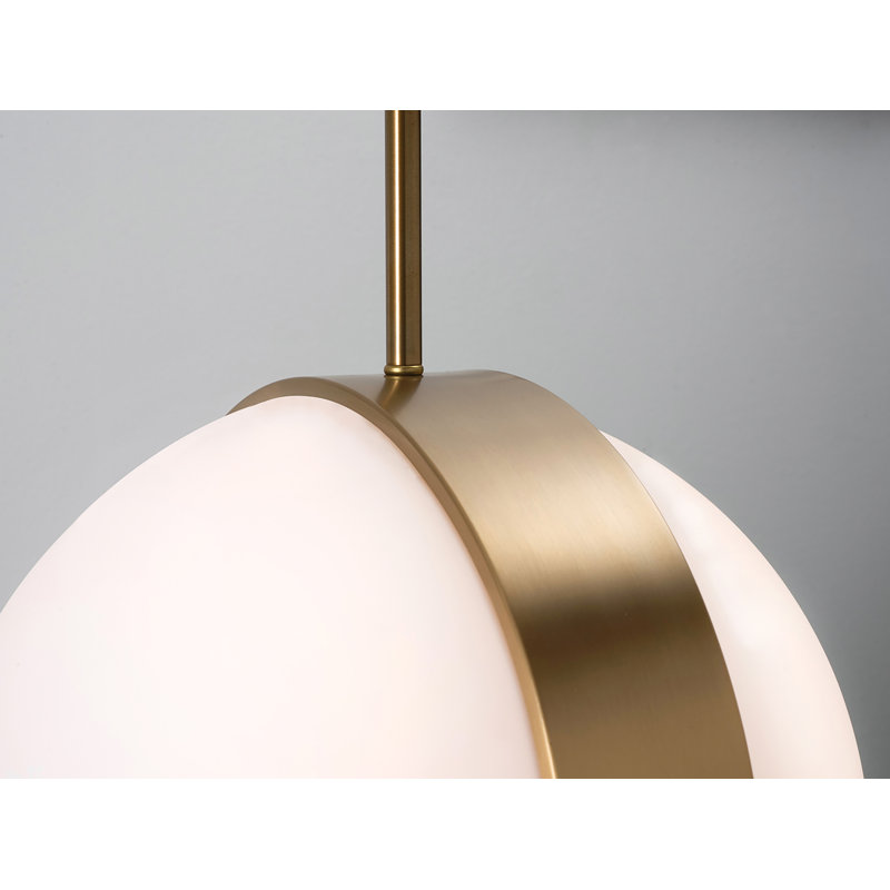 Verona 6 - Light LED Pendant Light, Light Antique Brass