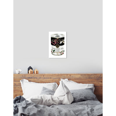 «Fashion and Glam Italian Luxe Soup, Glam Black», impression sur toile