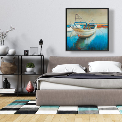 "Bateau de pêche" sur toile