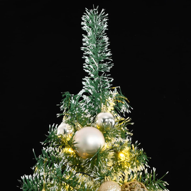 Arbre de Noël artificiel éclairé, 6,9 pi