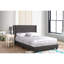Lit rembourré noir Comfort Comfort