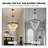 Maquisha 12-Light Dimmable Empire Chandelier