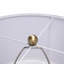 Lampe de table avec abat-jour tambour blanc