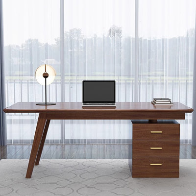 Solid Walnut Wood Desk