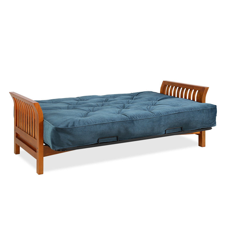 Futon avec matelas Boston, Indigo