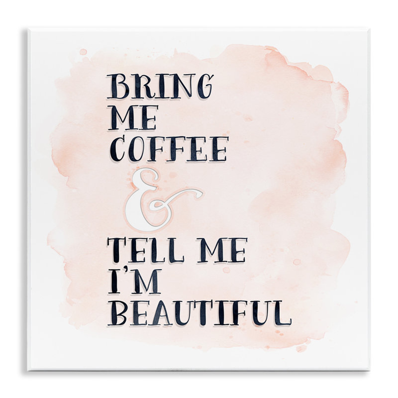 Art mural "Bring Me Coffee" par Tara Moss
