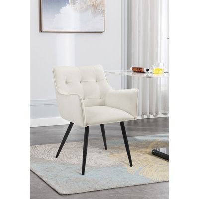 Mbolu 46.5cm H Velvet Upholstered Armchair