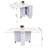 Baltasar Folding Dining Table Kitchen Desk Multifunctional Expandable