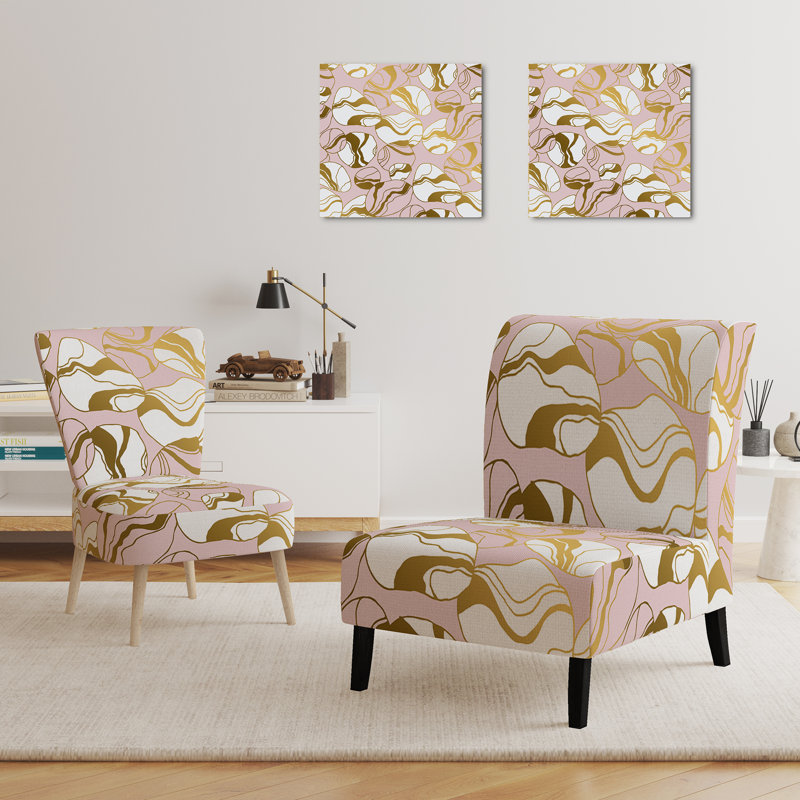 Fauteuil de chambre rembourré Golden Marble II