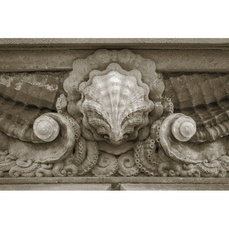 Architecture Detail in Sepia VI by Laura DeNardo - Photograph, 81cm H x 122cm W, Wrapped Canvas