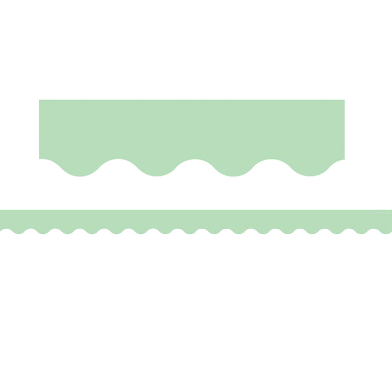 Bordure festonnée roulée