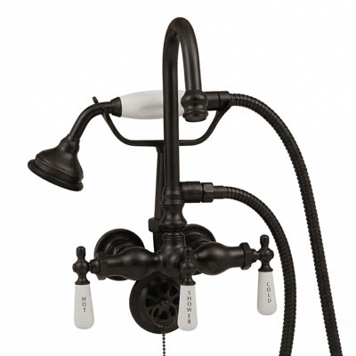 Robinet de baignoire à col de cygne avec douchette (P0402) par Strom Living