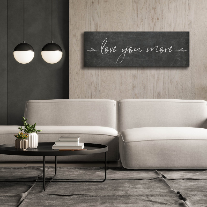 «Epic Graffiti» «Love You More» par Sarah Adams, art mural sur toile, H 20 po x l 60 po