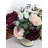 Arrangement mélangé prune rose dans un vase