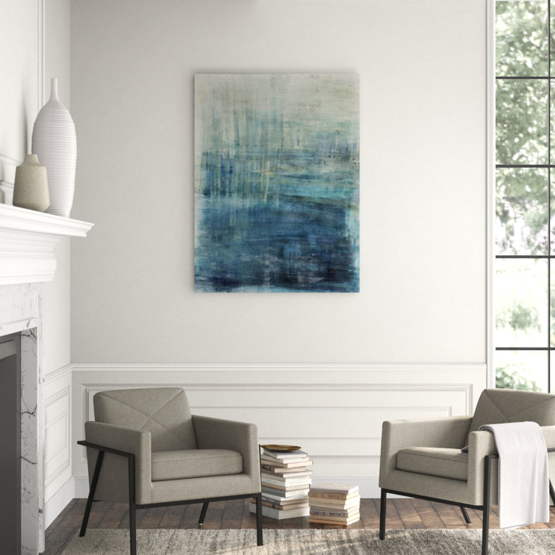 Crossover Painting by Sonia Noir, Glass Coat, 53" H x 40" W