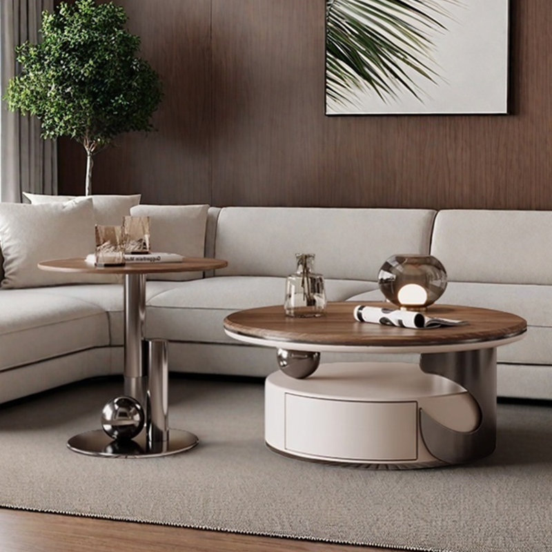 Table basse Light Luxury Design, H 15,74 po x L 35,43 po x l 35,43 po
