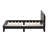 Solid Wood Platform Bed Frame With Headboard-124426355-124426356