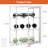 Acrylic Display Cases For Collectibles, 2 Pack 3 Layer Clear Display Case With Magnetic Door,Desktop Clear Showcase With 2 Adjustable Divider Storage Box For Action Figure