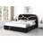 Desalvo Upholstered Stainless Steel Decoration Bed-30307387-30307384