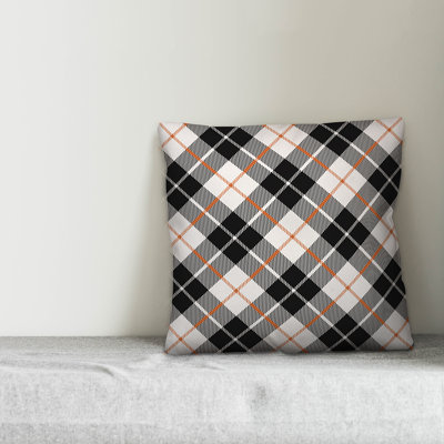 Plaid Throw Pillow