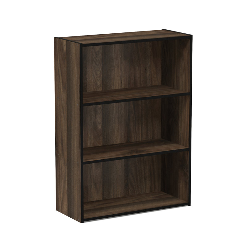 Bessan Bookcase, (3 Shelves) 32" H x 23" W x 10" D, Columbia Walnut