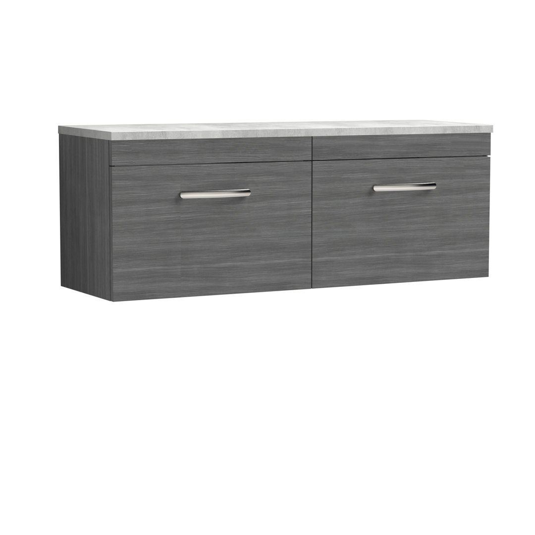 Athena 47.44cm Double Bathroom Vanity Base Only